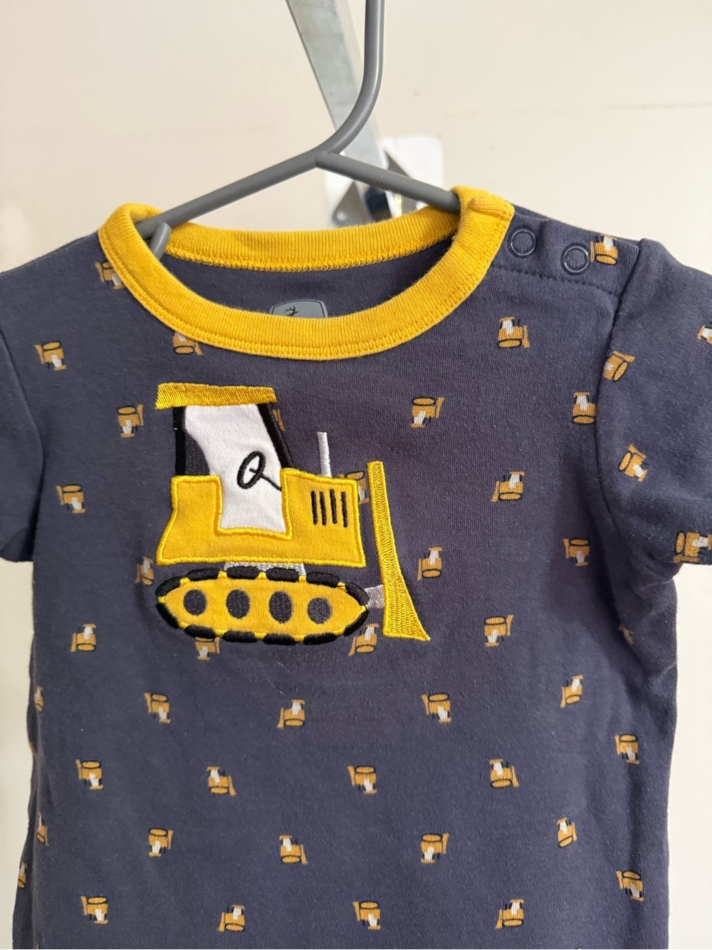 John Deere Bulldozer Romper - Picture 3 of 8